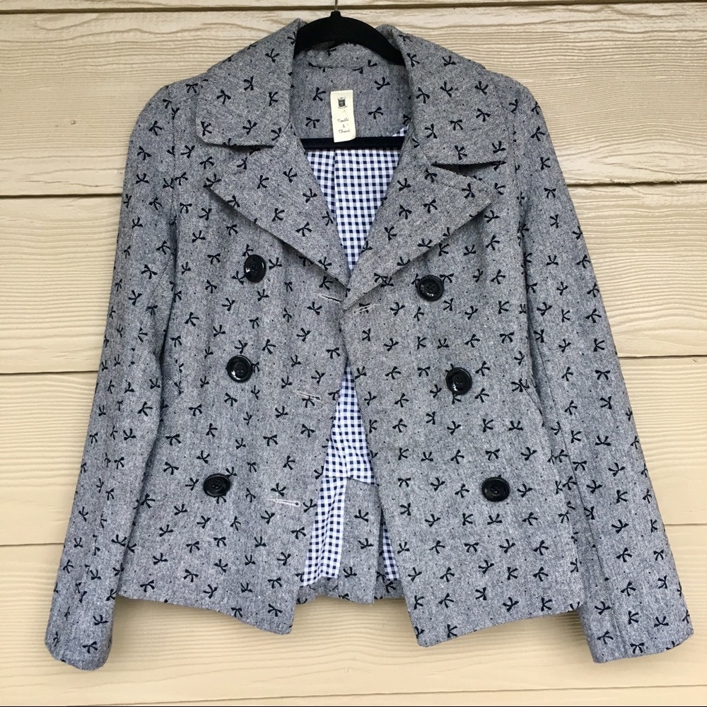 Nwot | Needle & Thread Double Breasted Peacoat View 2